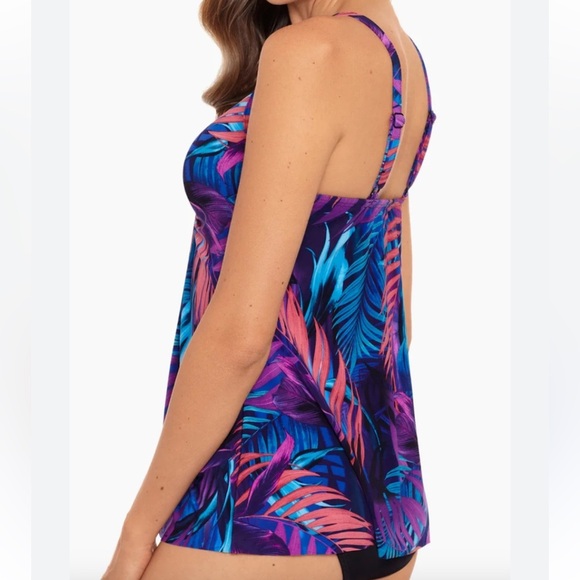 Tempt me two piece tankini set tropical size XL - Picture 2 of 7